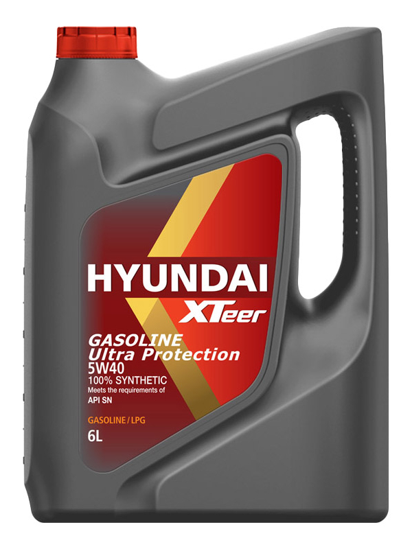фото Масло моторное hyundai-kia gasoline ultra protection 5w40, 6л синтетическое, 1061126