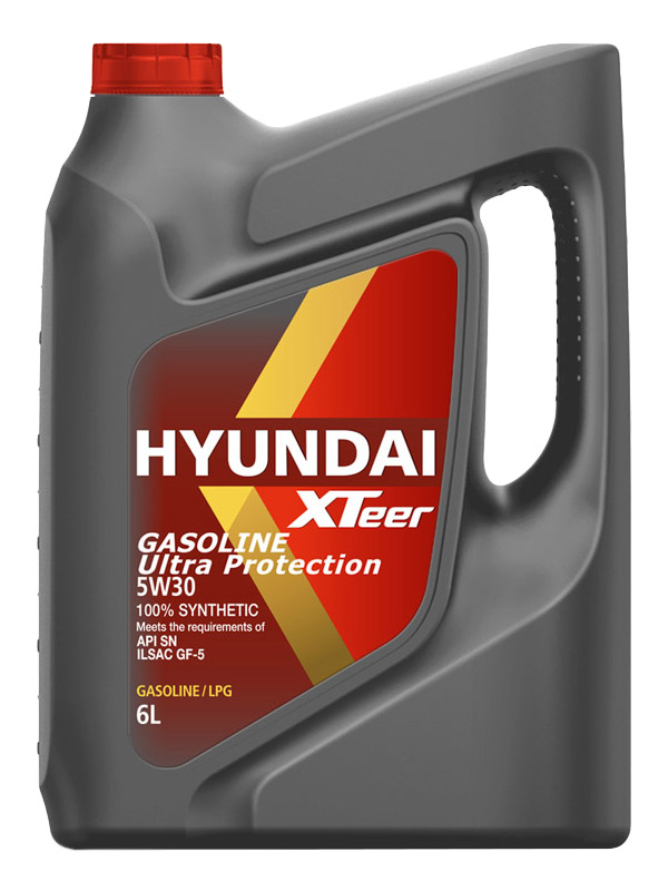 фото Масло моторное hyundai-kia gasoline ultra protection 5w30, 6л синтетическое, 1061011