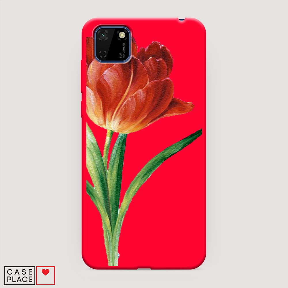 

Чехол Awog на Honor 9S/Huawei Y5p "Красный тюльпан", Разноцветный, 6102653-1