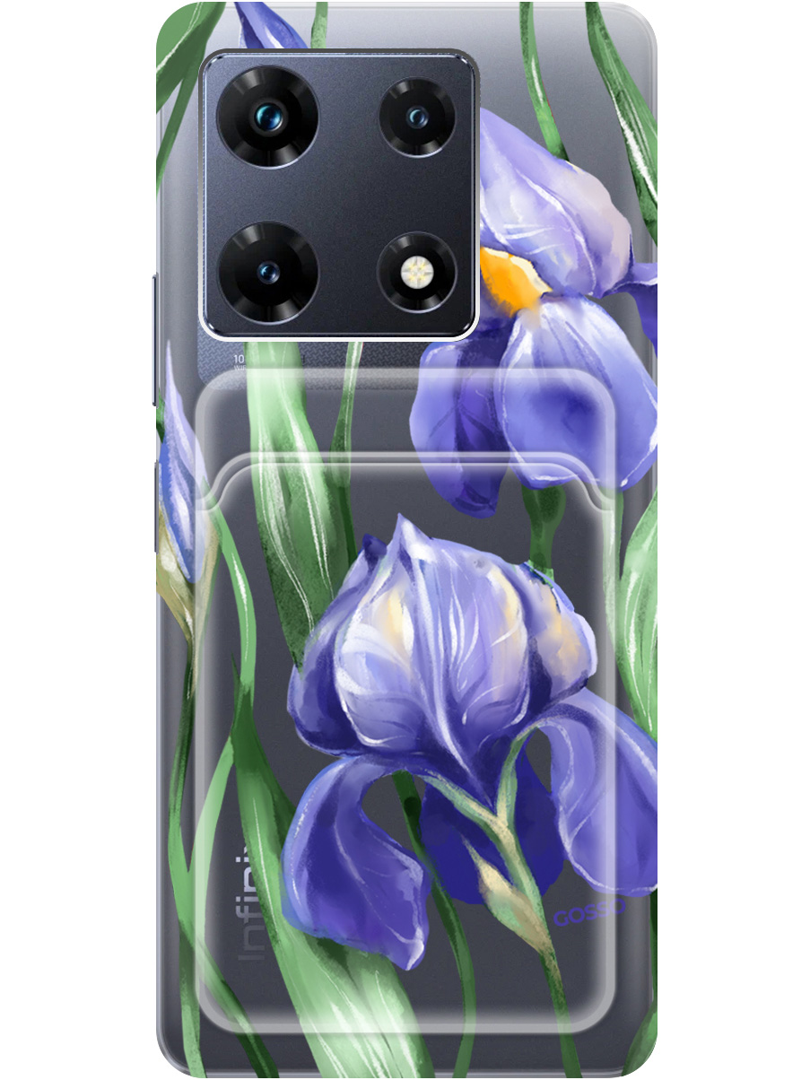 

Силиконовый чехол на Infinix Note 30 Pro с рисунком "Amazing Irises" прозрачный, Прозрачный;белый;синий, 20011948