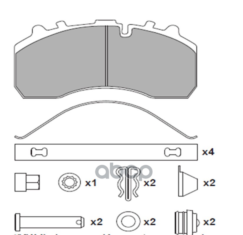 Колодки Тормозные Wva29061/29105/29196/29275 C Р/К, Перед/Зад Диск. Тормоз Knorr 31010001