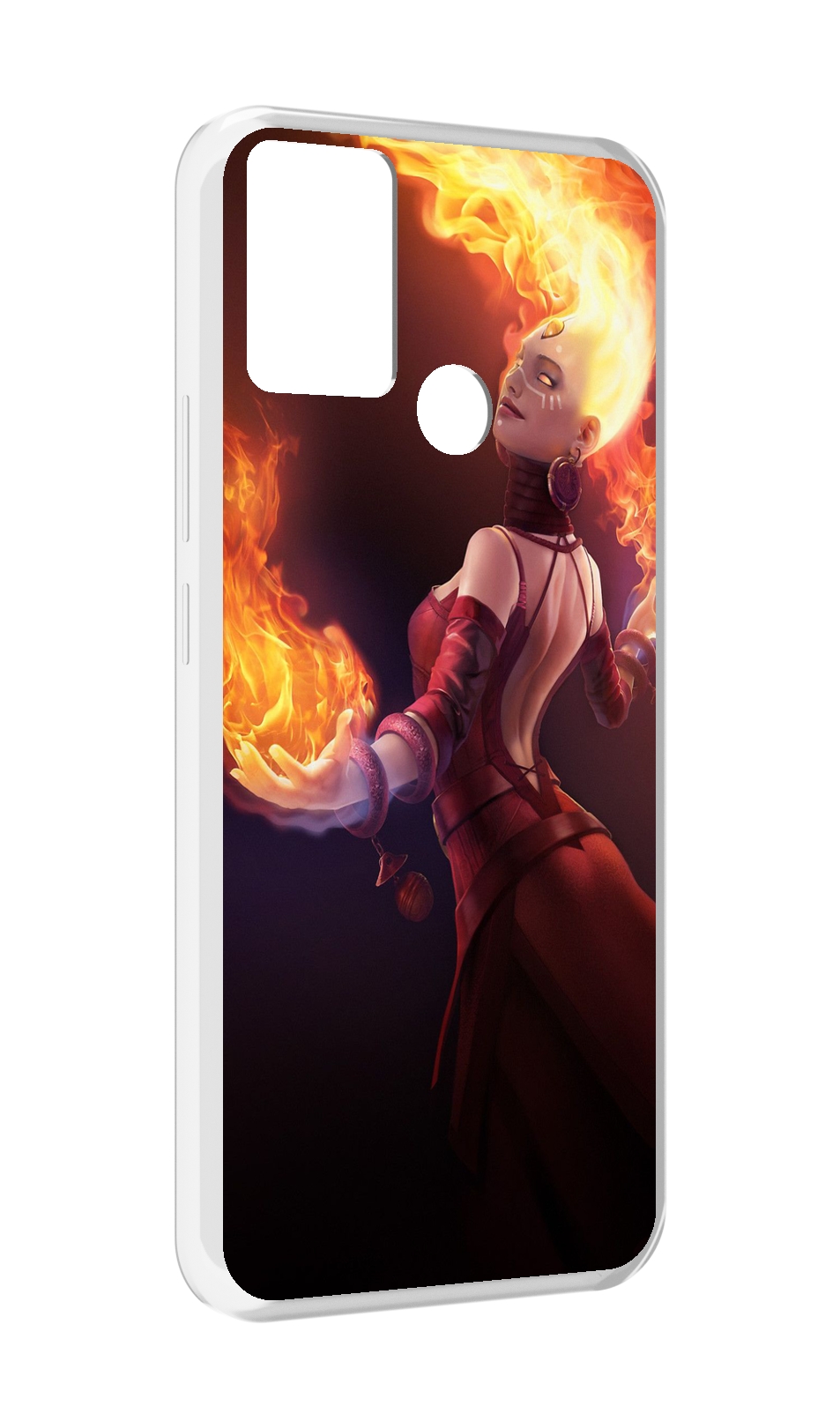 

Чехол MyPads dota 2 Lina для Infinix Hot 11 Play, Прозрачный, Tocco
