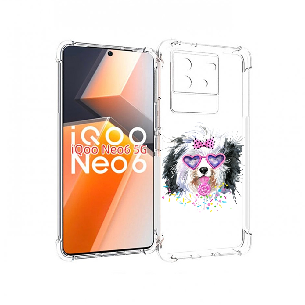 

Чехол MyPads пушистик для Vivo iQoo Neo 6 5G, Прозрачный, Tocco