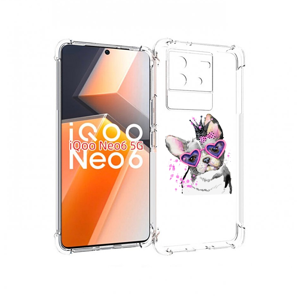 

Чехол MyPads принцесса для Vivo iQoo Neo 6 5G, Прозрачный, Tocco