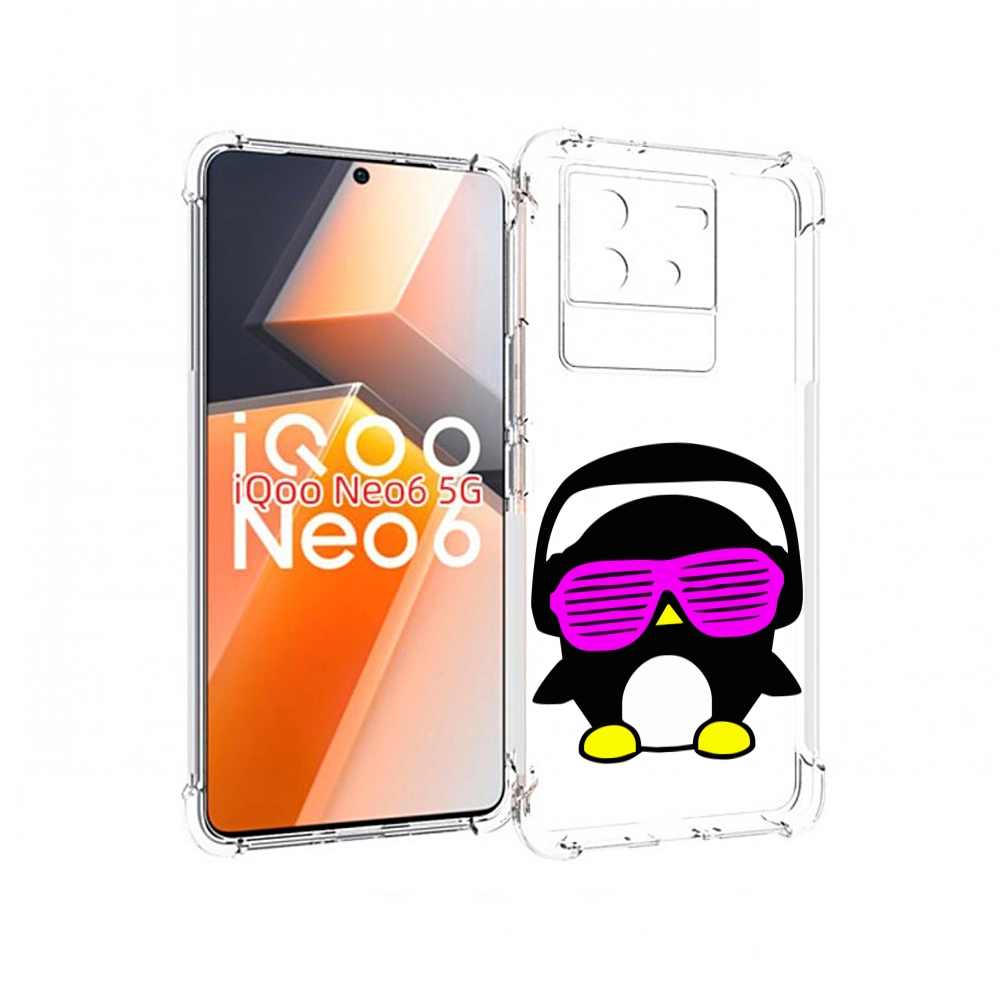 

Чехол MyPads пингвин для Vivo iQoo Neo 6 5G, Прозрачный, Tocco