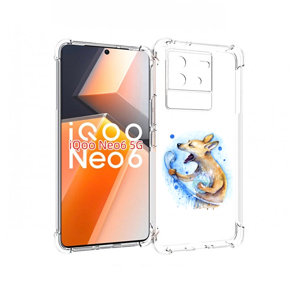 

Чехол MyPads пение в душе для Vivo iQoo Neo 6 5G, Прозрачный, Tocco