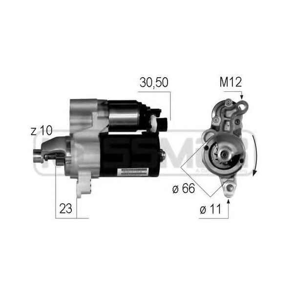 

Стартер Audi A4/A4 Avant/A5 07>18 ERA 220604