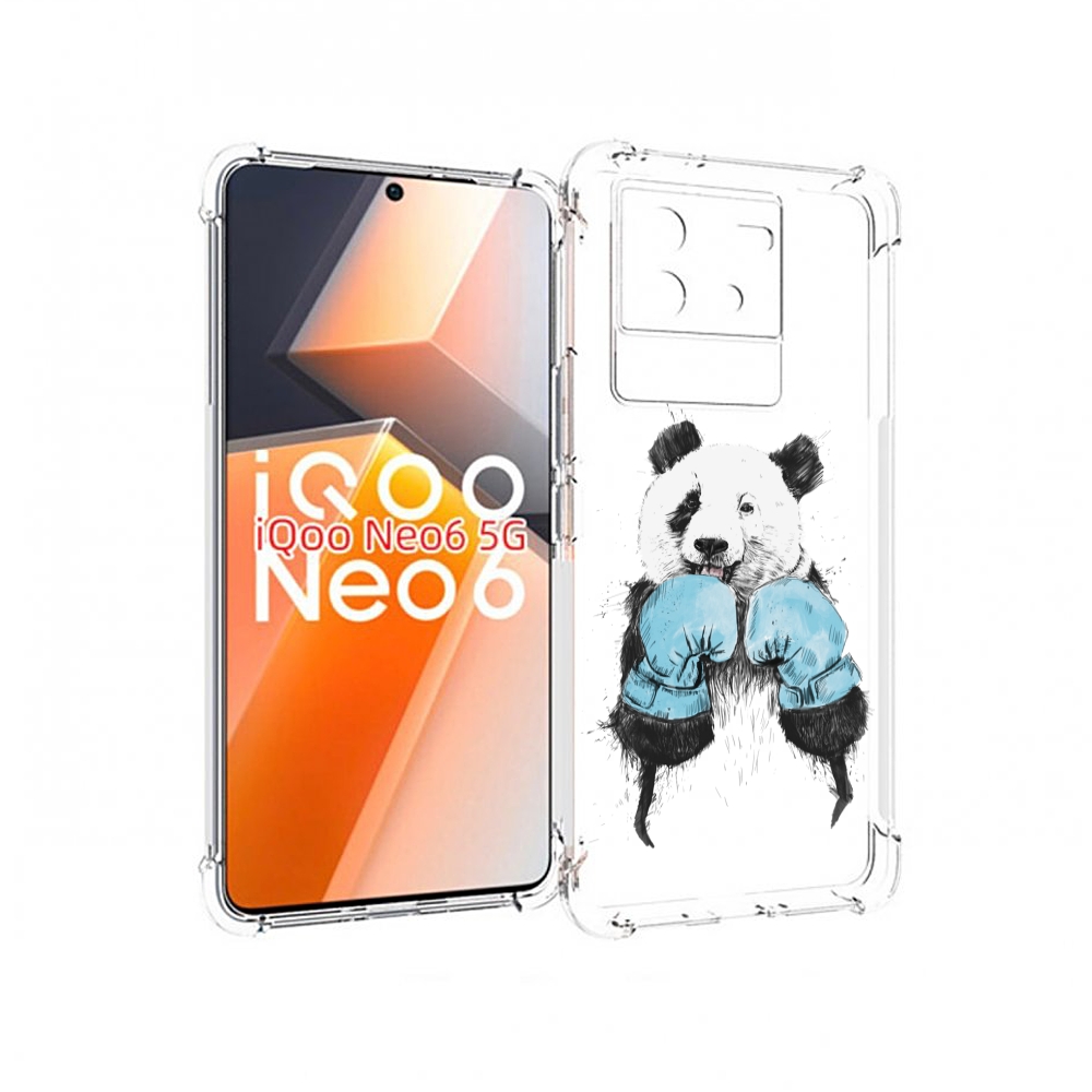 

Чехол MyPads панда боксер для Vivo iQoo Neo 6 5G, Прозрачный, Tocco