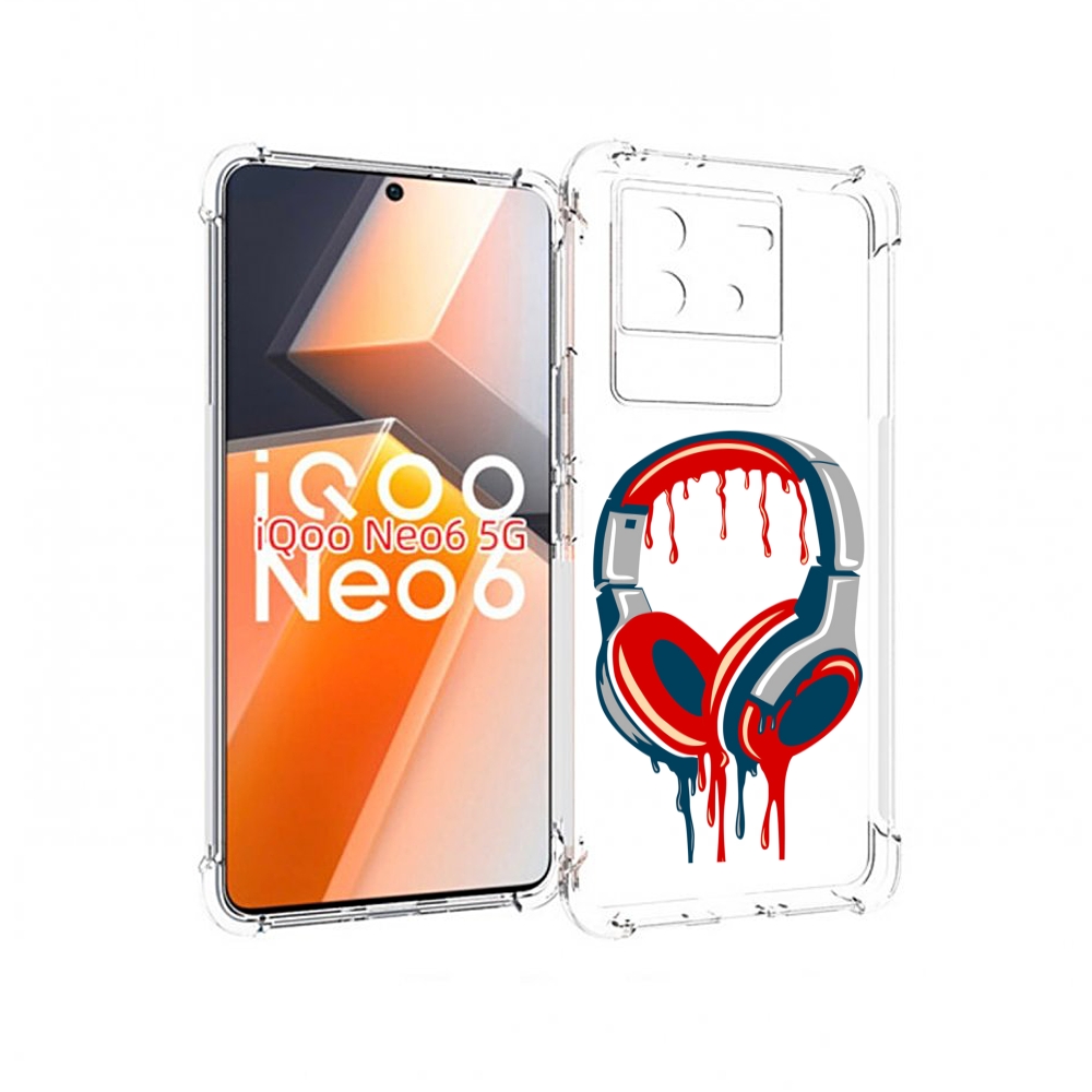 

Чехол MyPads не делай громко для Vivo iQoo Neo 6 5G, Прозрачный, Tocco
