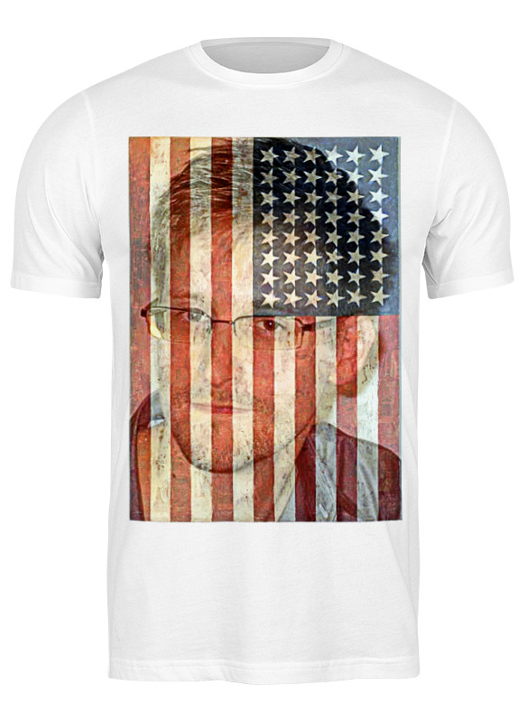 

Футболка женская Printio Edward snowden белая XL, Белый, Edward snowden