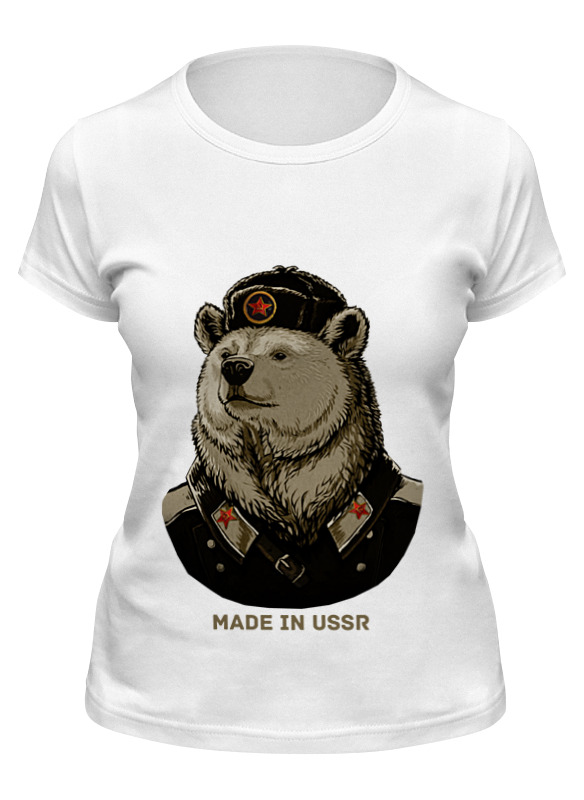 

Футболка мужская Printio Made in ussr белая S, Белый, Made in ussr