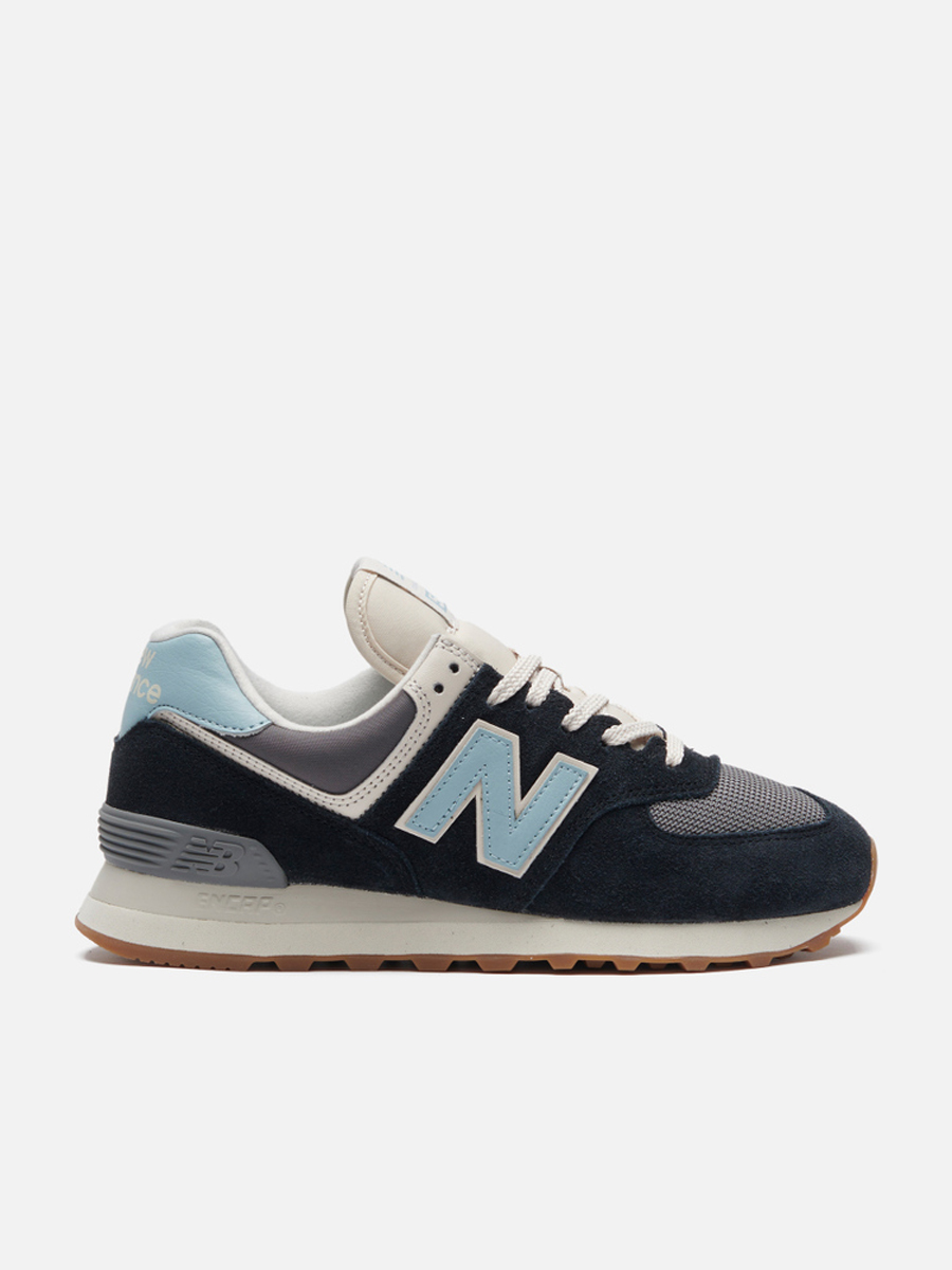 

Кроссовки женские New Balance 574 Varsity черные 38 EU, 574 Varsity