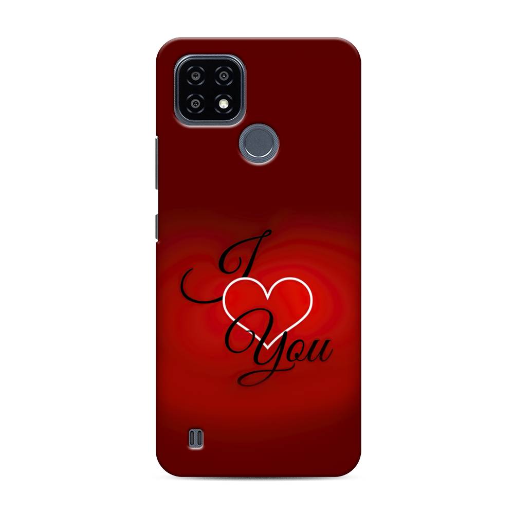 

Пластиковый чехол "I love you 3" на Realme C21Y, 256820-5