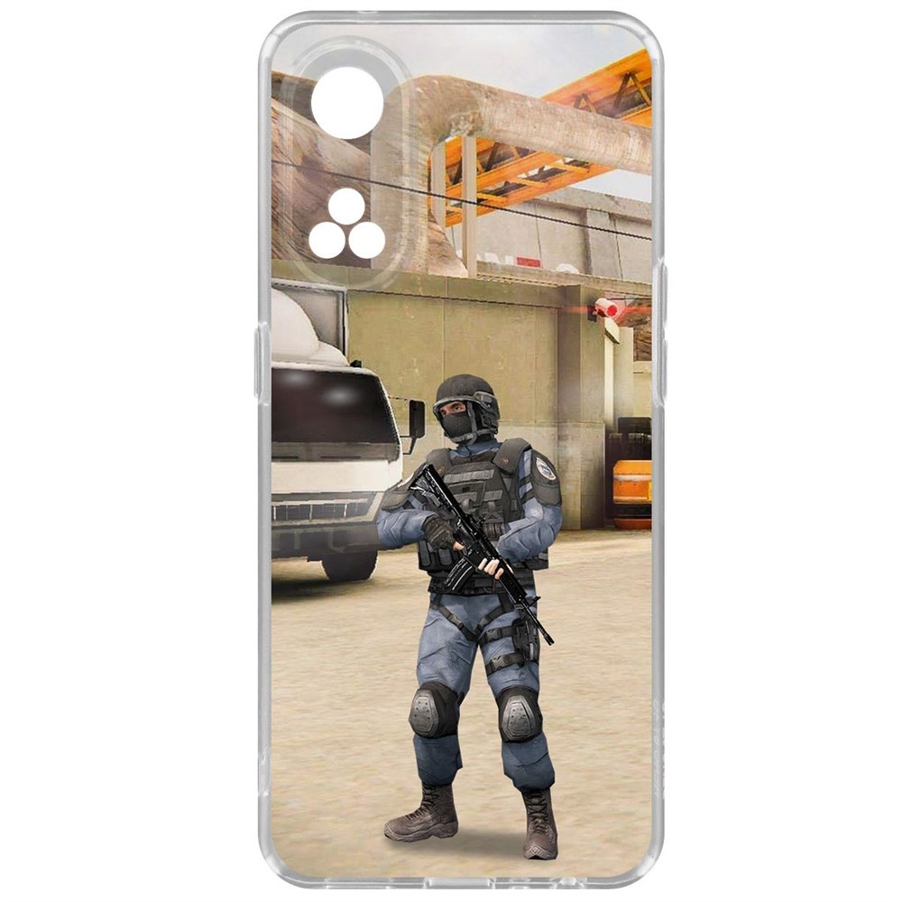

Чехол-накладка Krutoff Clear Case Cтандофф 2 (Standoff 2) - GIGN для Oppo Reno8T, Прозрачный