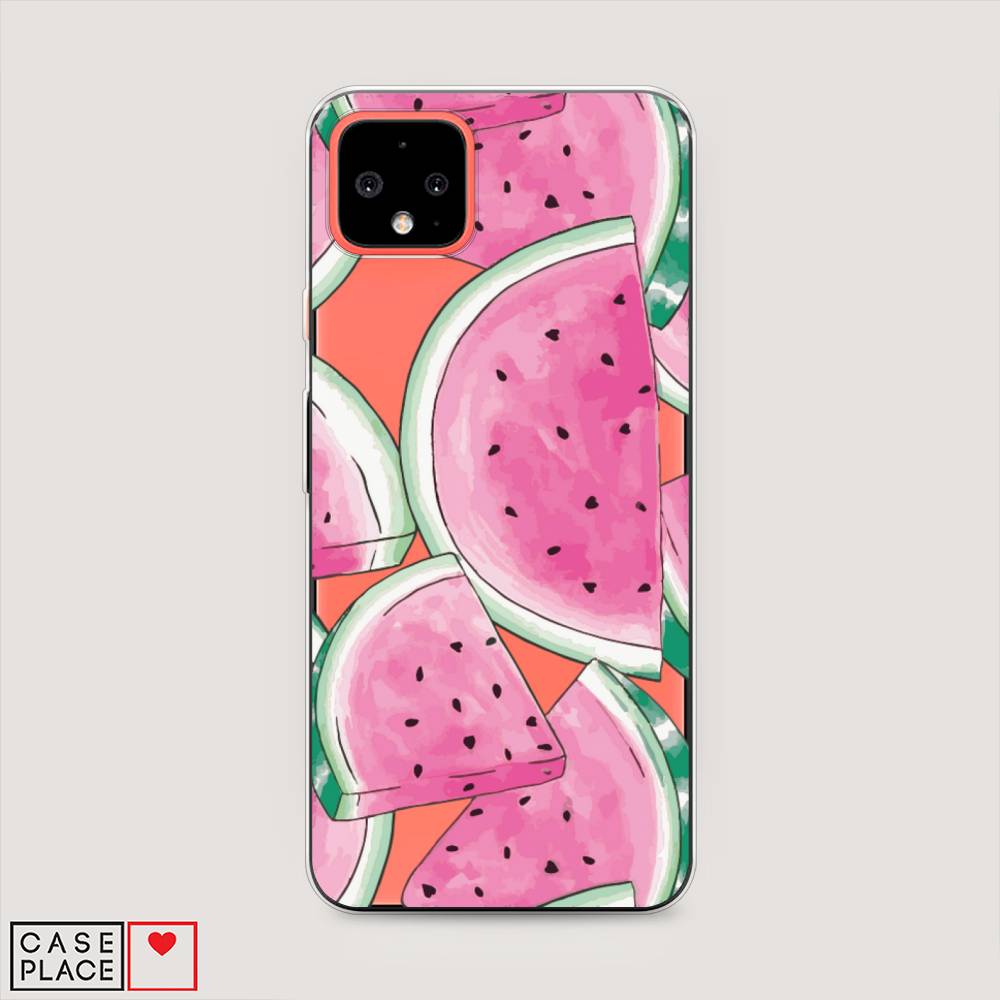

Чехол Awog на Google Pixel 4 XL "Акварельные арбузы", Разноцветный, 270550-10