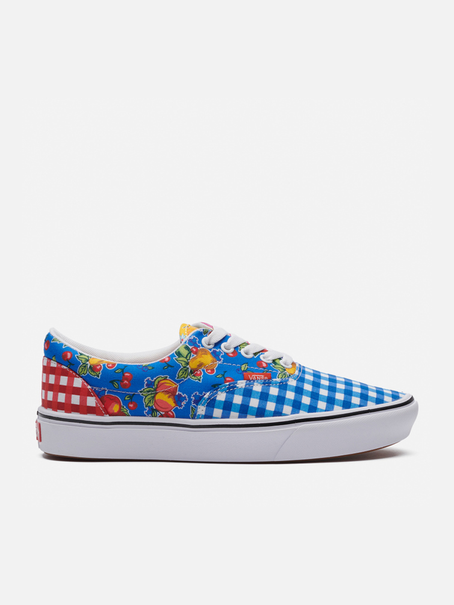 

Кеды женские Vans ComfyCush Era Market Day синие 36.5 EU, ComfyCush Era Market Day