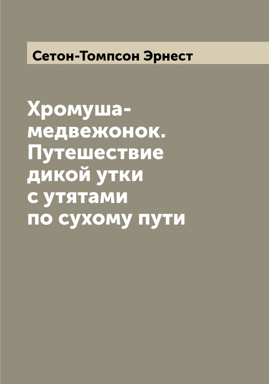 фото Книга хромуша-медвежонок. путешествие дикой утки с утятами по сухому пути archive publica