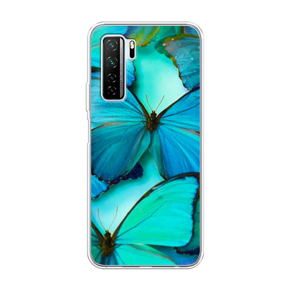 

Чехол Awog на Huawei P40 lite 5G "Неоновые бабочки", Голубой;белый, 6103050-4