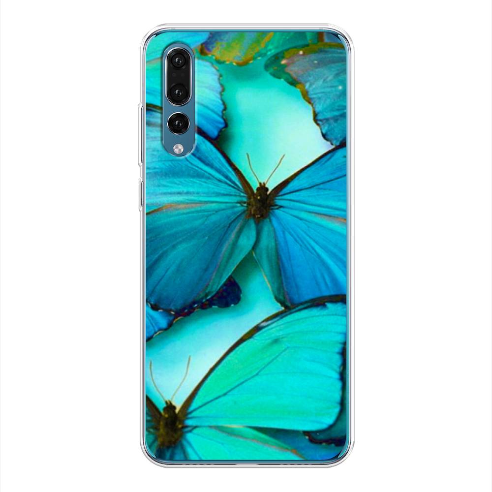

Чехол Awog на Huawei P20 Pro "Неоновые бабочки", Голубой;белый, 65050-4