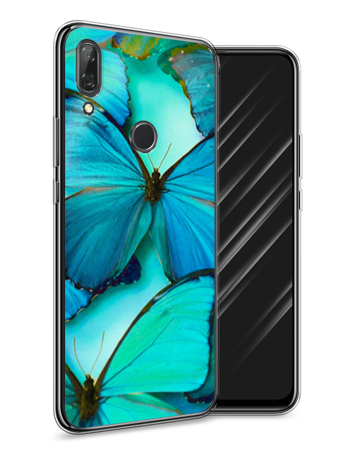 

Чехол Awog на Huawei P Smart Z "Неоновые бабочки", Голубой;белый, 69450-4