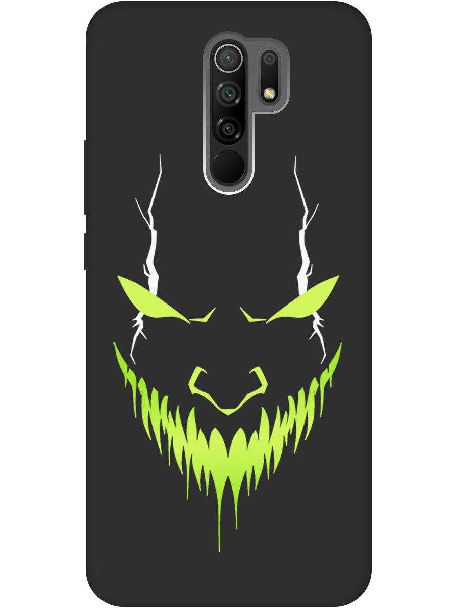 

Силиконовый чехол на Xiaomi Redmi 9 с принтом "Evil Face" матовый черный, Черный;белый;зеленый, 723276751