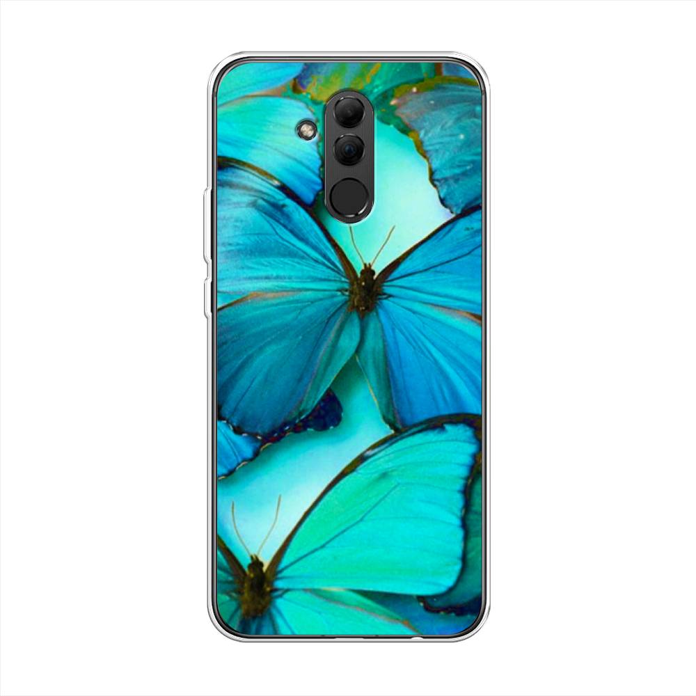 

Чехол Awog на Huawei Mate 20 Lite "Неоновые бабочки", Голубой;белый, 66650-4