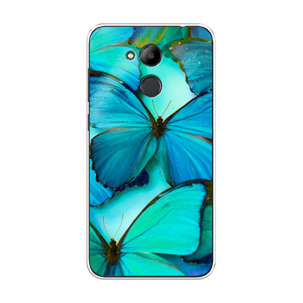 фото Чехол awog "неоновые бабочки" для honor 6c pro