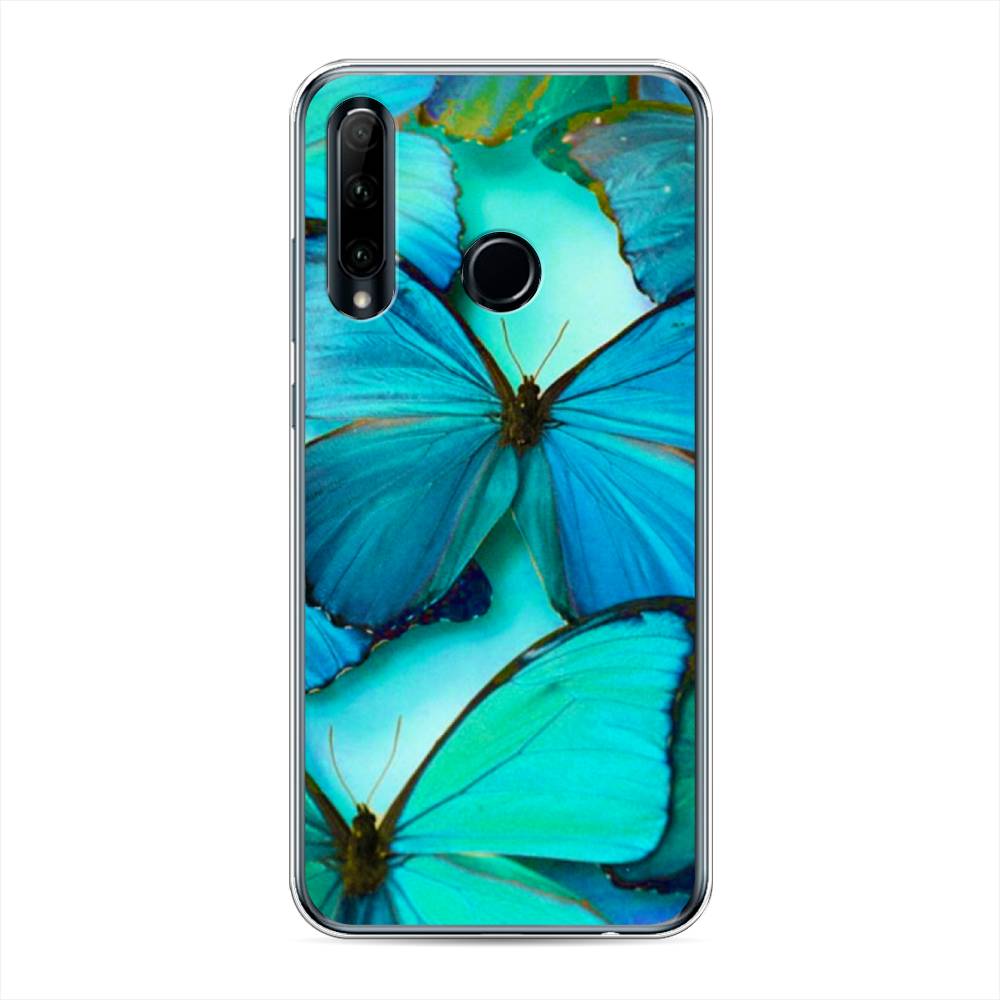 фото Чехол awog "неоновые бабочки" для honor 20 lite 2019