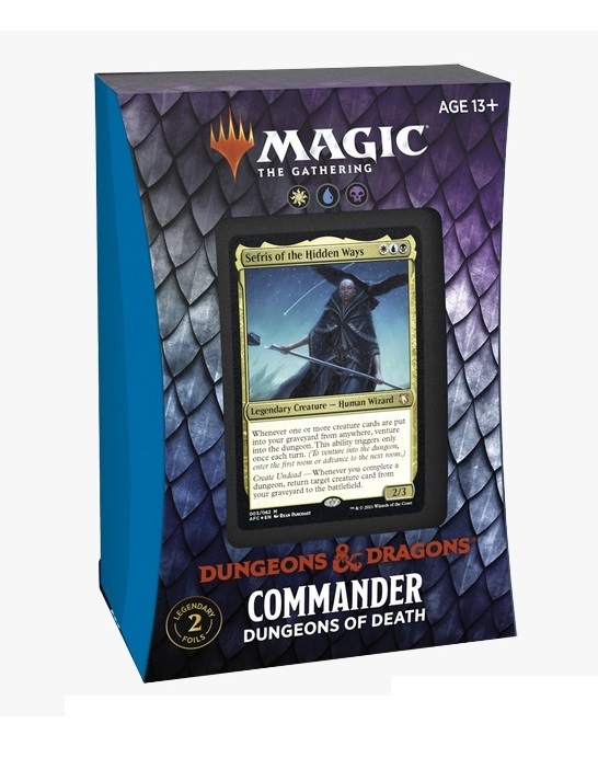 фото Колода wizards of the coast commander deck dungeons of death adventures in the forgotten