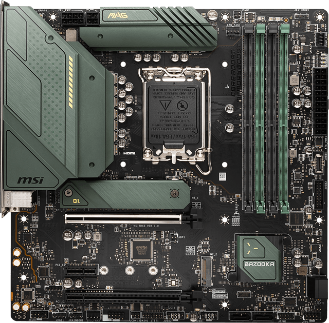 

Материнская плата MSI MAG B660M BAZOOKA DDR4, MAG B660M Bazooka DDR4