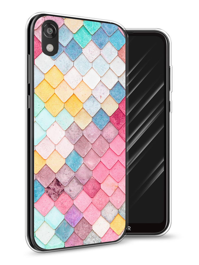

Чехол Awog на Huawei Y5 2019 "Нежные ромбики", Красный, 69050-4