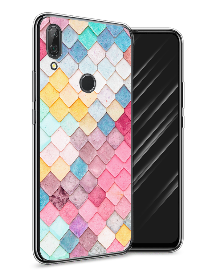 

Чехол Awog на Huawei P Smart Z "Нежные ромбики", Красный, 69450-4