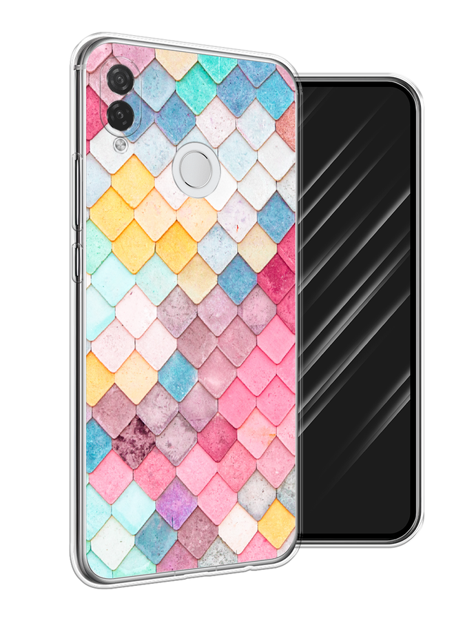 

Чехол Awog на Huawei P Smart Plus "Нежные ромбики", Красный, 68250-4