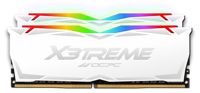 Оперативная память OCPC X3 RGB White 32Gb DDR4 3200MHz (MMX3A2K32GD432C16W) (2x16Gb KIT)