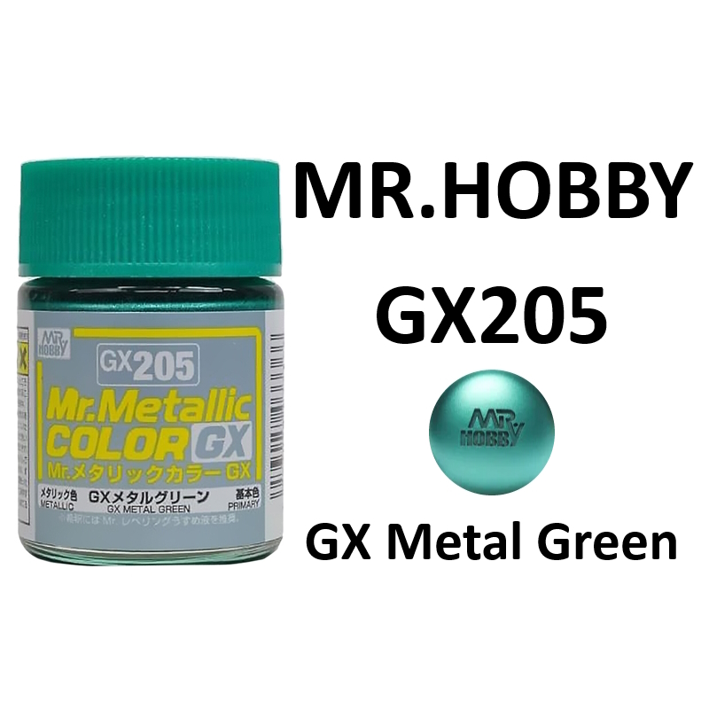 

Краска Mr.Hobby Metal Green, GX205, Зеленый