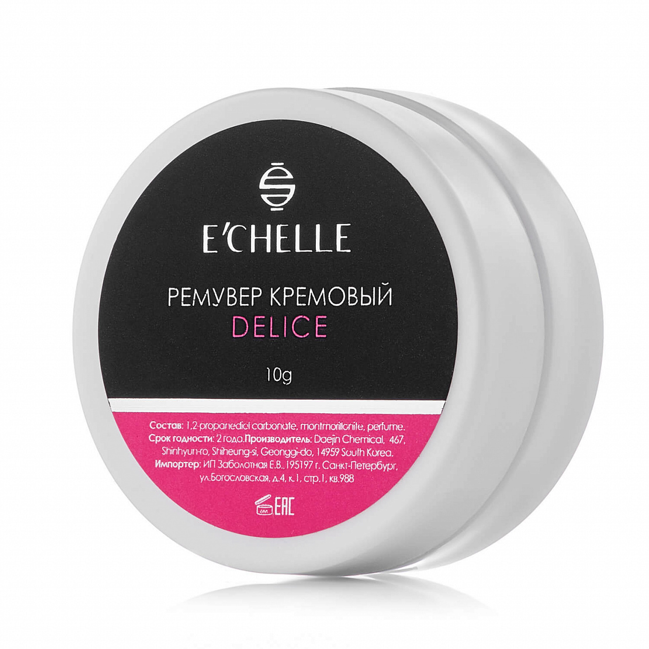 

Кремовый ремувер E'CHELLE DELICE, 10 г, Прозрачный