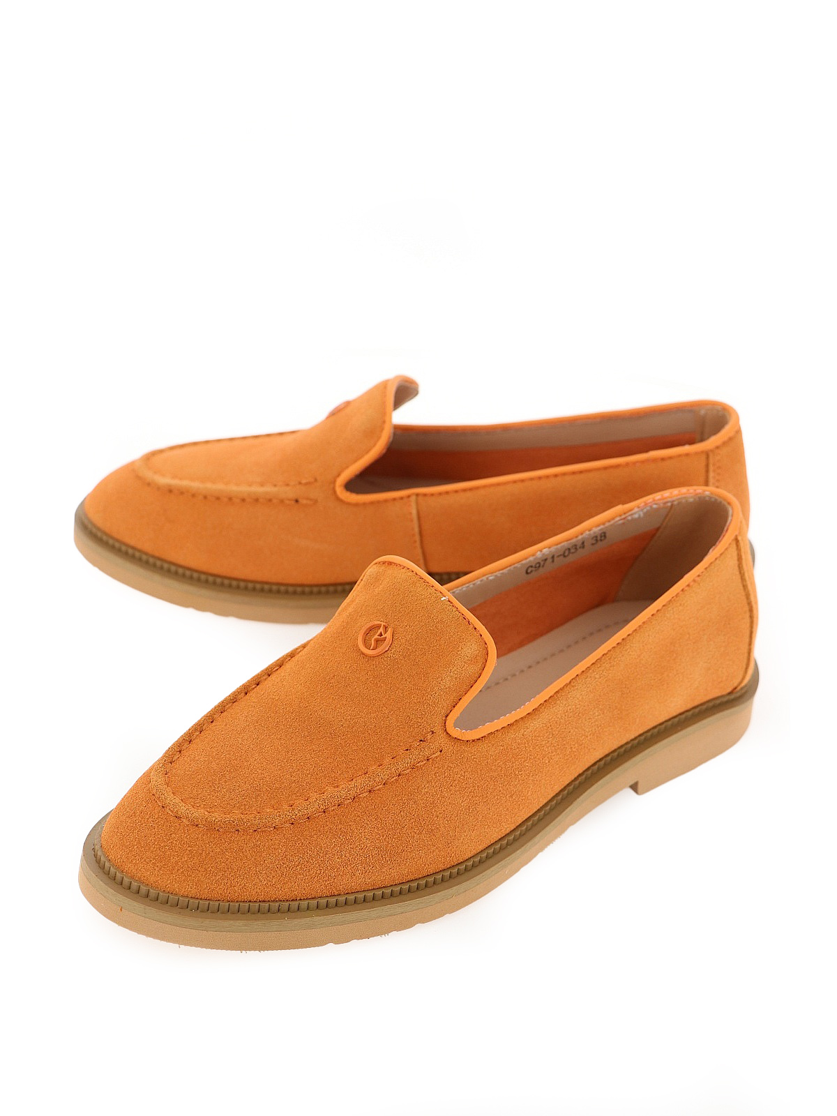 Лоферы женские Benetti C971-034 оранжевые 36 RU