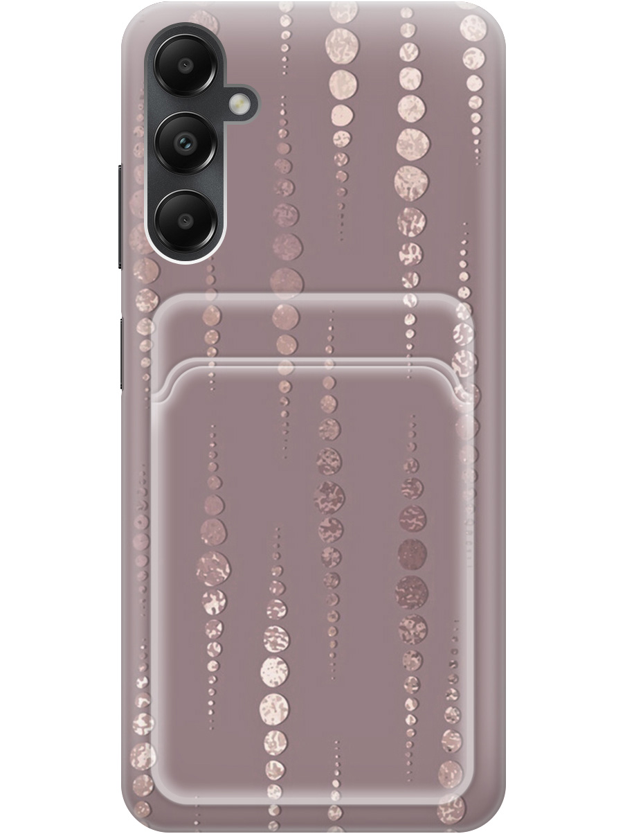 

Силиконовый чехол на Samsung Galaxy A05s с рисунком "Монеты в розовых песках", Белый;розовый, 20011929