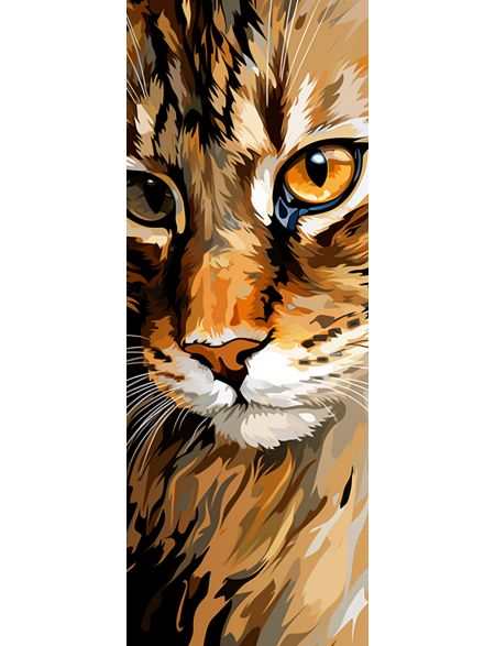 

Алмазная мозаика без подрамника Рыжик, 40x14 см, 40 цветов, 86248, НА-011