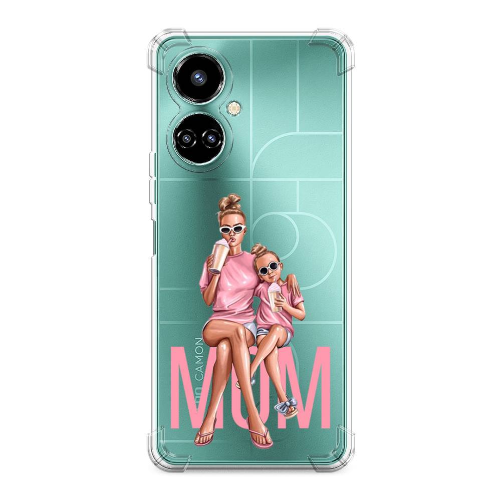 

Противоударный силиконовый чехол "Lovely mom" на Tecno Camon 19 Pro 4G, Разноцветный, 302251-1