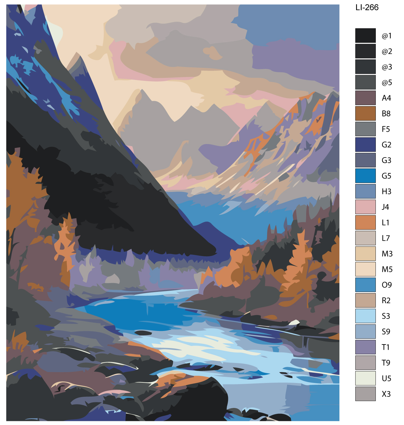 

Картина по номерам,"Живопись по номерам",80 x 100, LI-266, LI-266