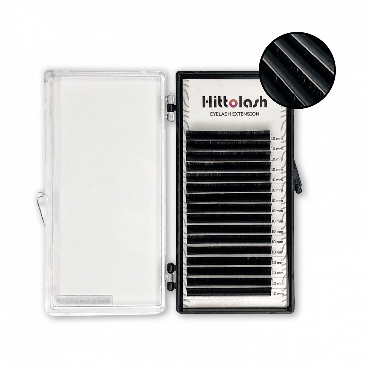

Ресницы Hittolash черные 16 лент C 0,07 11 мм, Черный