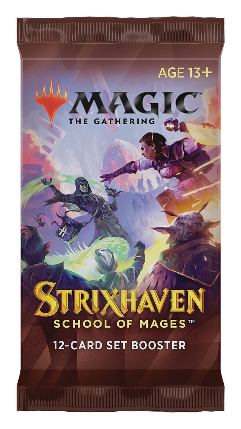 СЕТ-бустер Wizards of the Coast MTG издания Strixhaven School of Mages на англ. языке