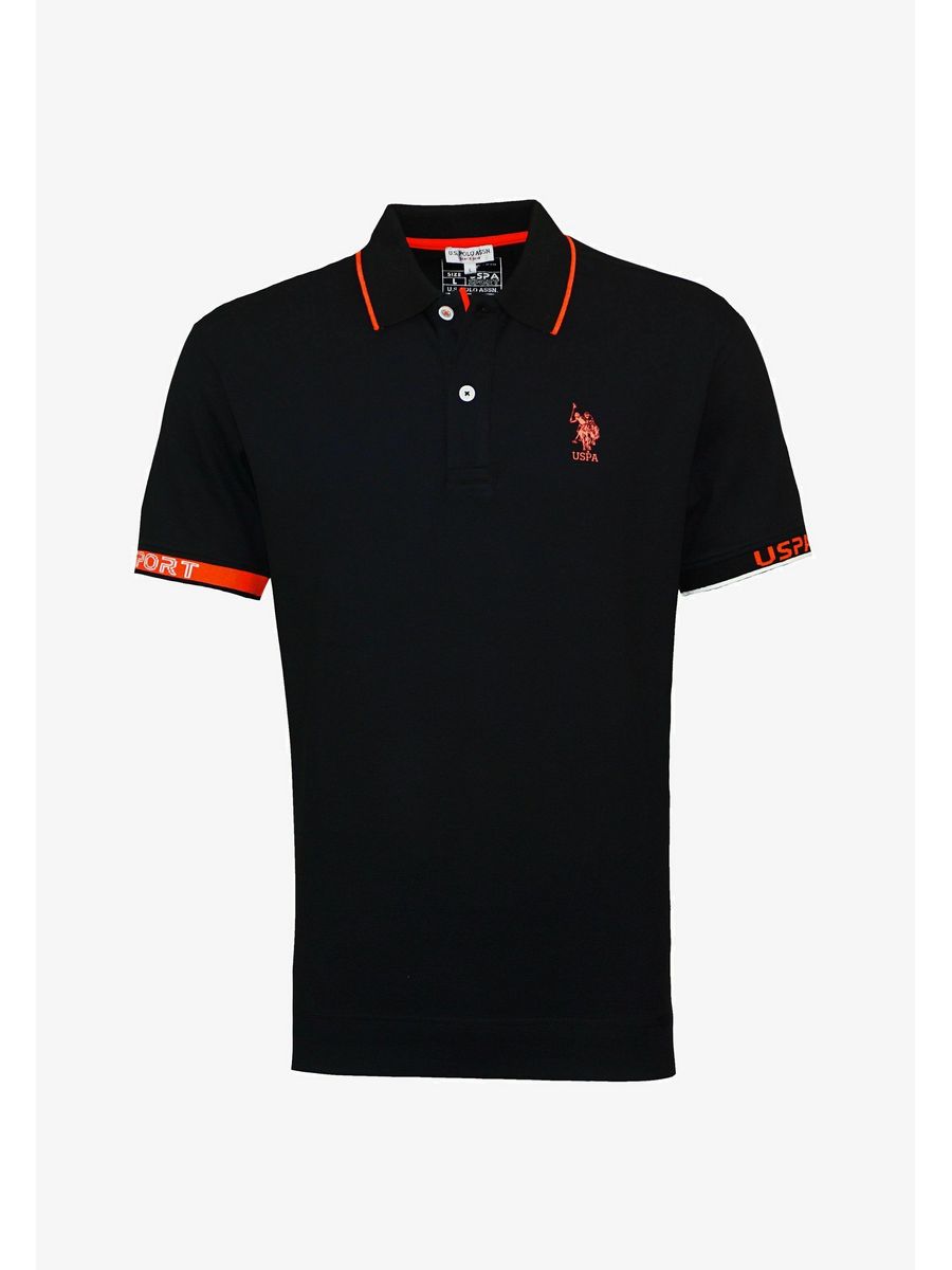 

Футболка мужская U.S. POLO Assn. US222P04O черная XL, Черный, US222P04O
