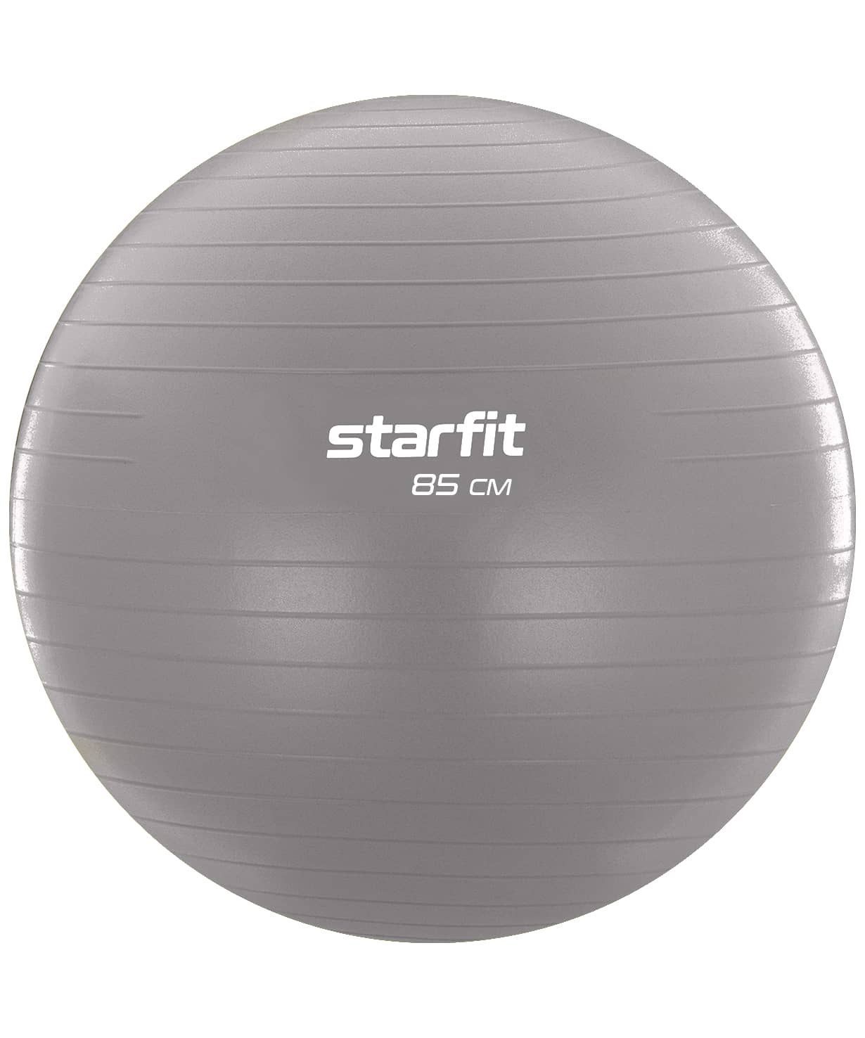 фото Фитбол starfit gb-108 85 см, 1,5 кг, антивзрыв, тепло-серый пастель