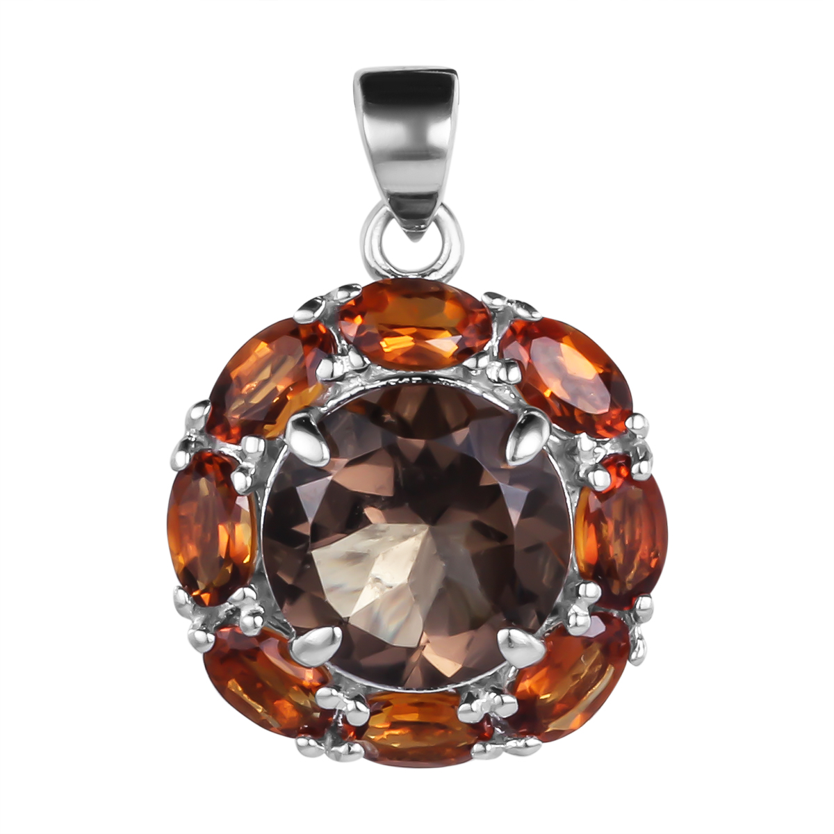 

Подвеска женская Balex Jewellery 3457930040 из серебра, раухтопаз/цитрин