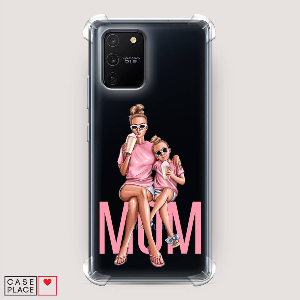 фото Противоударный силиконовый чехол "lovely mom" на samsung galaxy s10 lite awog