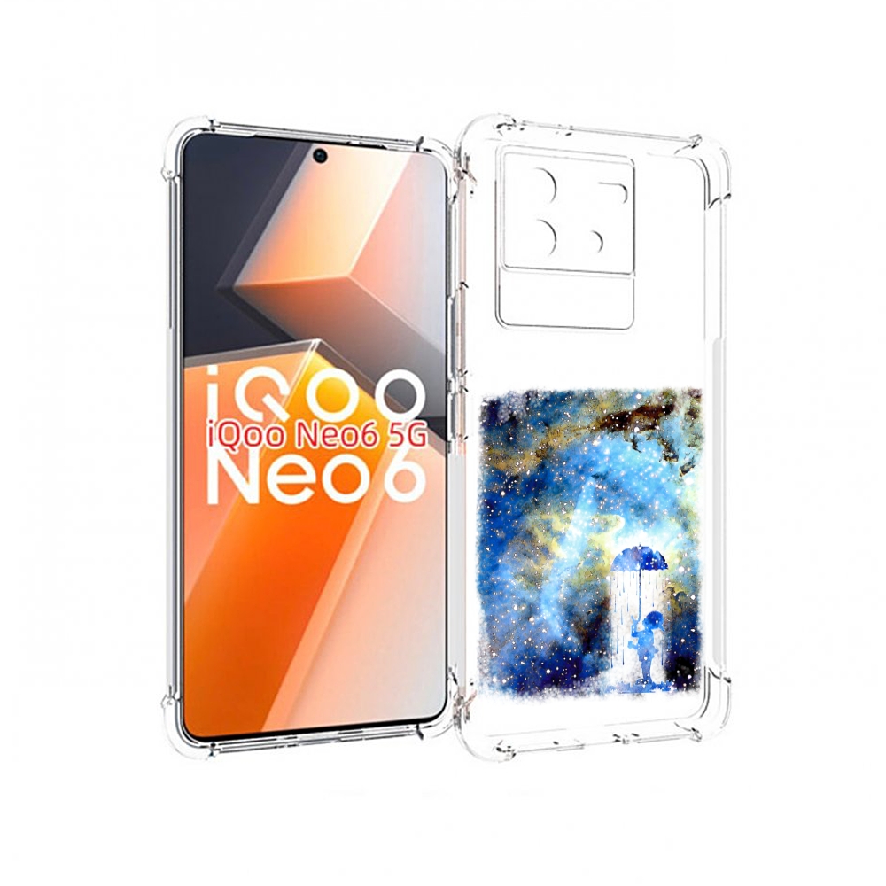 

Чехол MyPads мальчик в небе для Vivo iQoo Neo 6 5G, Прозрачный, Tocco