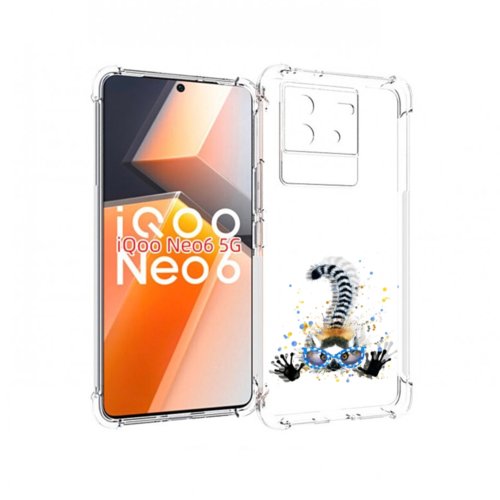 

Чехол MyPads лямур для Vivo iQoo Neo 6 5G, Прозрачный, Tocco