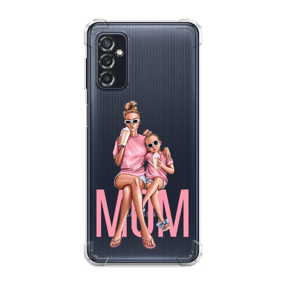 фото Противоударный силиконовый чехол "lovely mom" на samsung galaxy m52 awog